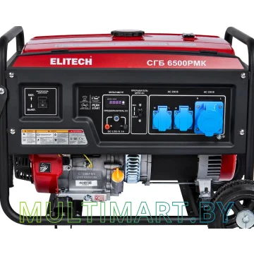 Бензиновый генератор ELITECH СГБ 6500РМК картинка 3